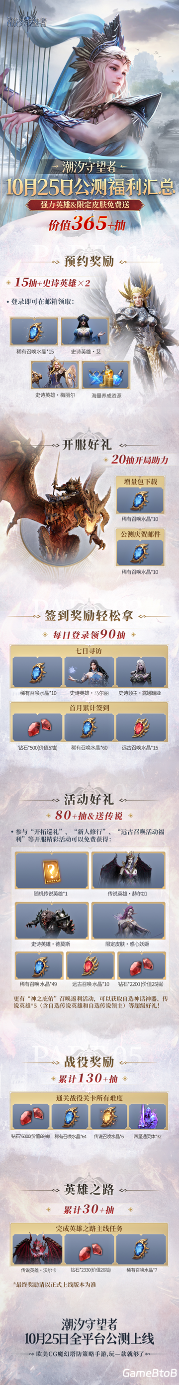 正式公测！欧美CG魔幻塔防策略手游《潮汐守望者》10月25日全平台上线！